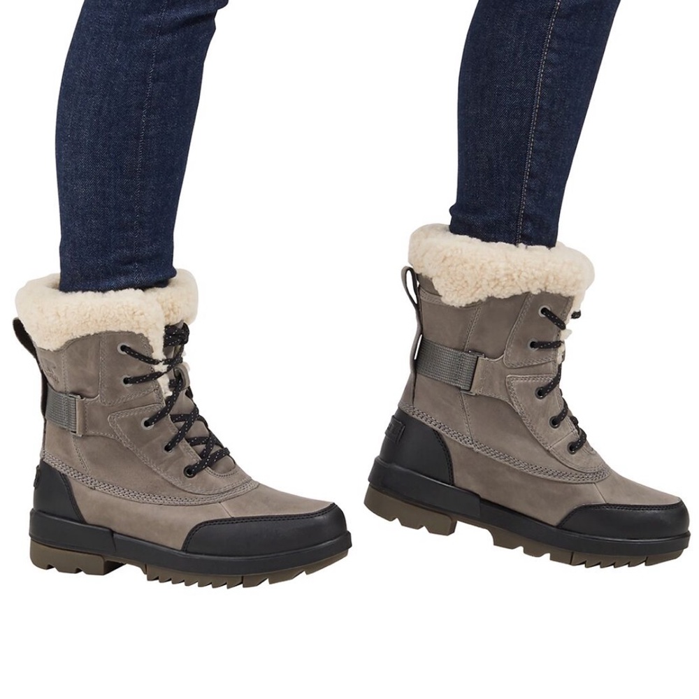 NWOT Sorel Tivoli IV Parc Boots - Genuine Shearling - Waterproof - Size 7.5